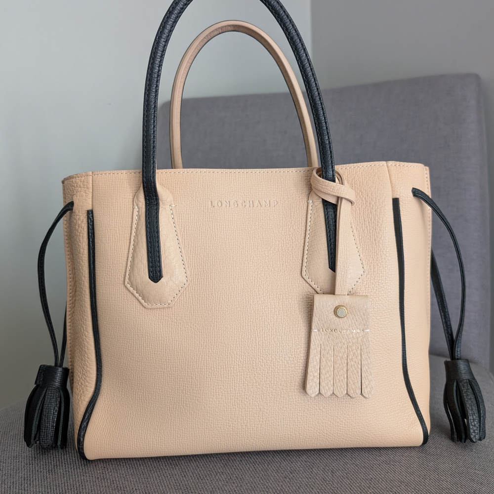 Longchamp Small Penelope Leather Tote Bag